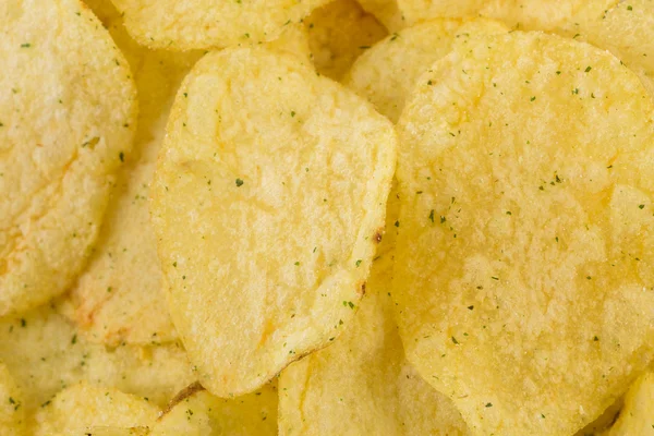 Potato chips background — Stock Photo, Image