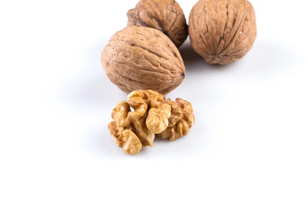 Dried walnut close up — Stock Photo, Image