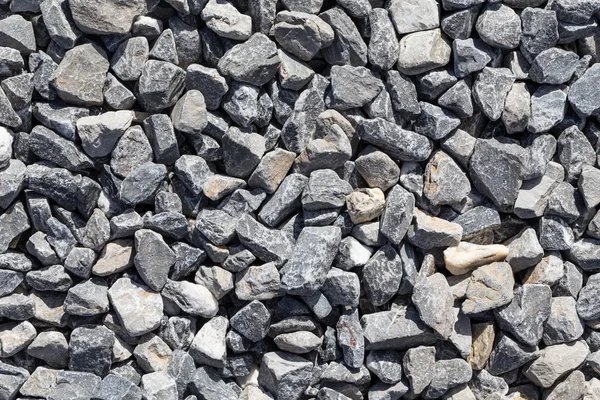 Zgnieciony szary kamienie — Zdjęcie stockowe