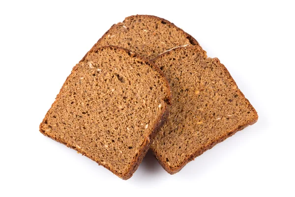 Fatias de pão de centeio — Fotografia de Stock
