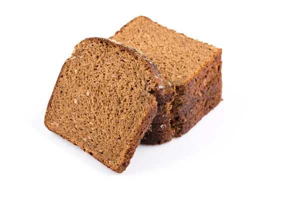 Fatias de pão de centeio — Fotografia de Stock