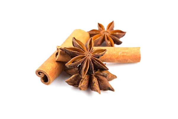 Stars anise and Cinnamon — Stock Photo, Image