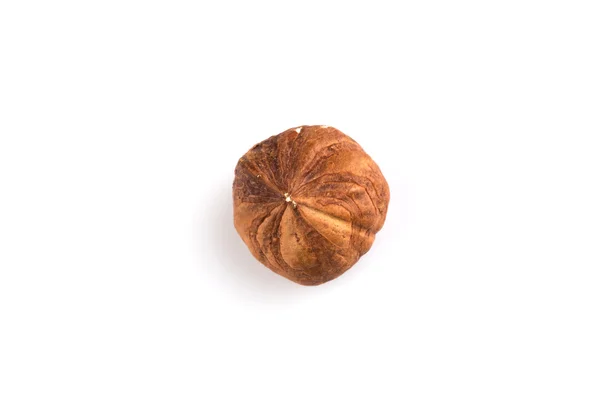 Hazelnut on the white background — Stock Photo, Image
