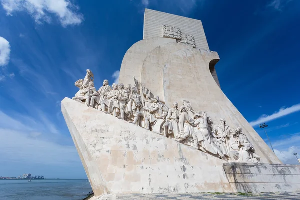Památník k objevům, lisbonská, portugalská — Stock fotografie