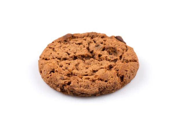 Chocolate Chip Cookie isoliert auf weiß — Stockfoto