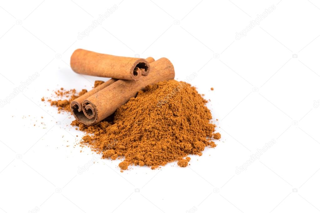 cinnamon sticks with powder 