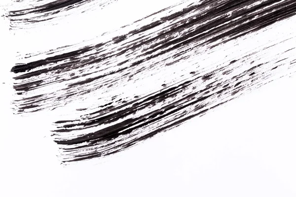 Чорна фарба ізольована на білому тлі — стокове фото