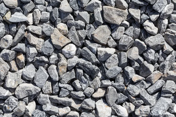 Rozdrcené šedých kamenů — Stock fotografie