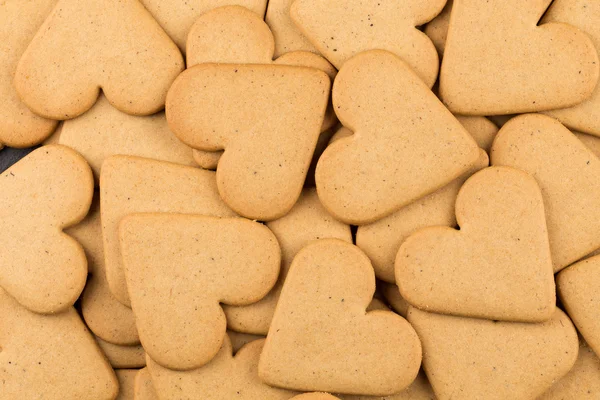 Galletas corazones de jengibre — Foto de Stock