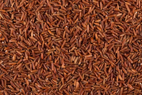 Arroz vermelho cru — Fotografia de Stock