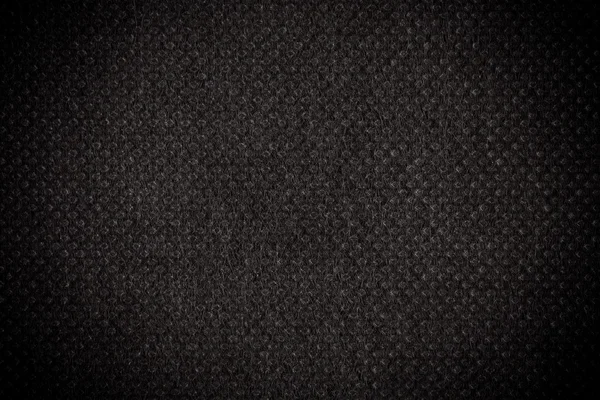 Czarny zwykły tkaniny tekstylne — Zdjęcie stockowe