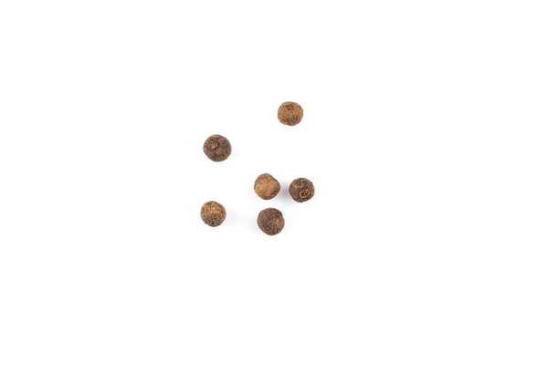 Black pepper isolated on white background — Stock Photo, Image