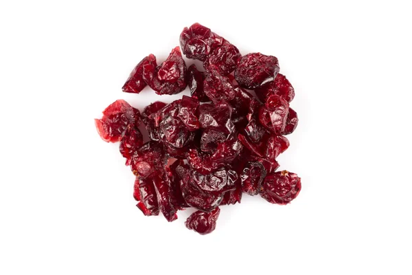 Cranberries secas em branco — Fotografia de Stock