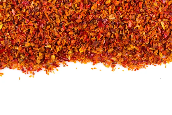 Drcený červený pepř chilli — Stock fotografie