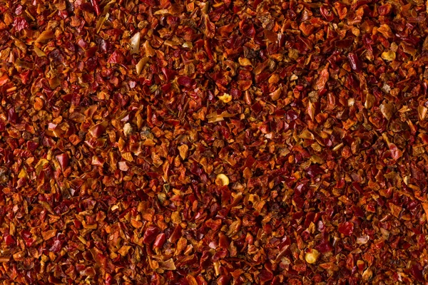 Раздавленный красный перец чили — стоковое фото
