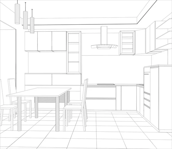 Plan Cuisine 3d Images Vectorielles Plan Cuisine 3d Vecteurs Libres De Droits Depositphotos