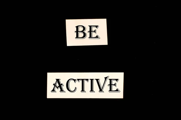Be active on a black background. Concept of planning and challenge or career path,business strategy,opportunity and change
