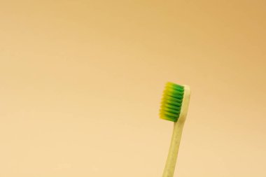 Diş fırçaları. Banyo için doğal organik güzellik ürünü konsepti