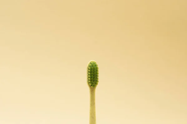 Zahnbürsten Natürliches Bio Beauty Produktkonzept Für Das Badezimmer — Stockfoto