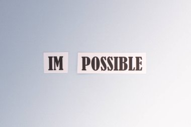 Muhtemel sözcük harfi için imkansız. Motivasyon amaçlı iş alıntıları kavramı