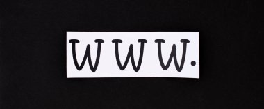 WWW kısaltması ile imzala, teknoloji çözüm kavramı