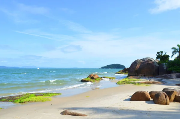 Beautiful Jurere Beach Florianópolis Santa Catarina Brasil — Fotografia de Stock