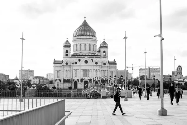 Moscow Russia 2021 러시아 모스크바의 구세주 그리스도 대성당 — 스톡 사진