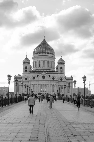 Kristi Katedral Frälsaren Moskva Ryssland — Stockfoto