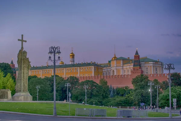 Moscow Oroszország Július 2021 Kilátás Kremlre Moszkva Egyik Látványossága — Stock Fotó