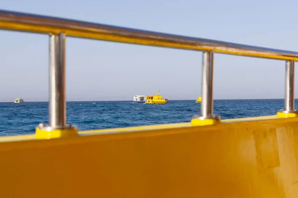 Hurghada Egypt 红海上的旅游船 — 图库照片
