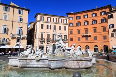 Detaylı Piazza Navona görünümü