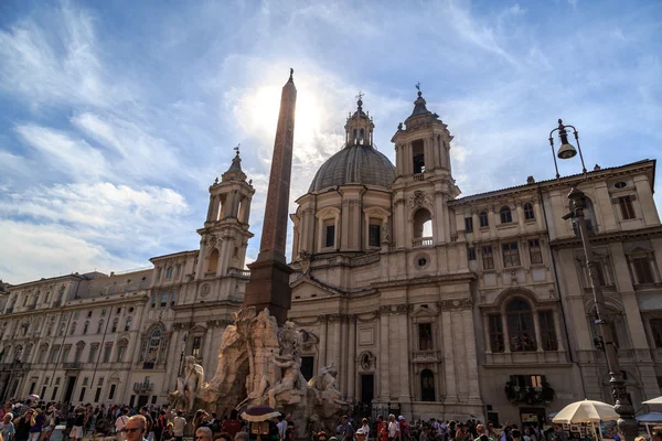 Vue détaillée de Piazza Navona — Photo