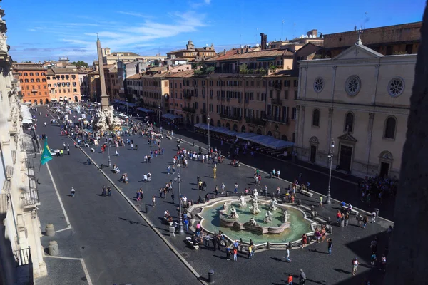 Piazza Navona megtekintése — Stock Fotó