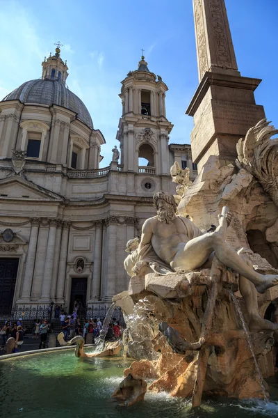 Vue détaillée de Piazza Navona — Photo