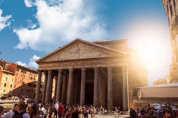 Vooraanzicht van Pantheon — Stockfoto