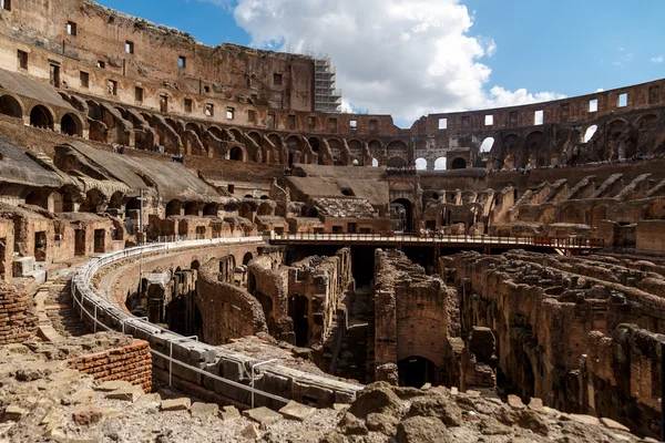 Vista interior geral do Coliseu — Fotografia de Stock