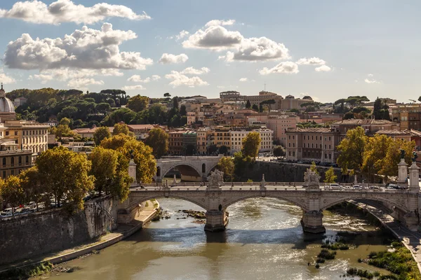 Blick auf den Tiber — Stockfoto