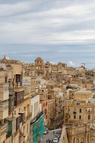 Vista da paisagem urbana de Valletta — Fotografia de Stock