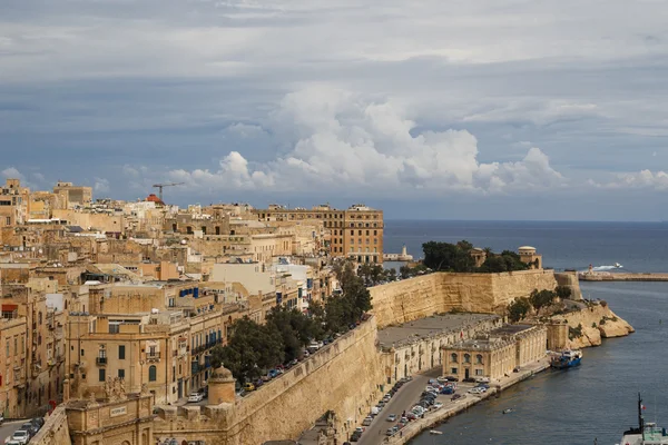 Malta Vista del paisaje marino — Foto de Stock