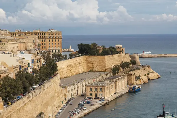 Malta Vista del paisaje marino — Foto de Stock