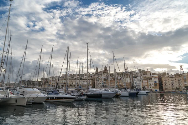 La Valletta Marina Vista — Foto Stock