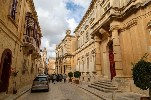 Mdina Street View — Stock fotografie