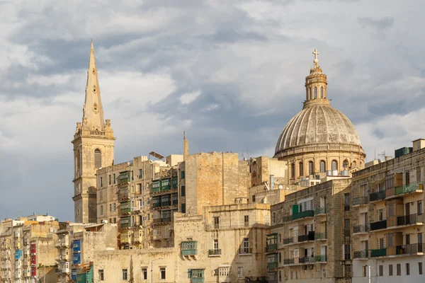 Vista da Igreja de Valletta — Fotografia de Stock