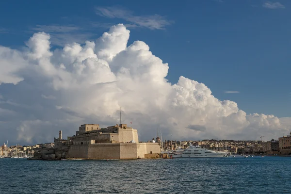 Vista do Castelo de Valletta — Fotografia de Stock