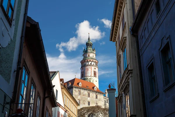 Malý pohled na hradní věž — Stock fotografie