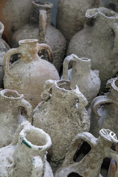 Grupp av gamla Amphoras — Stockfoto