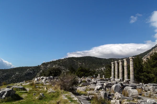 Priene Ruinas Vista — Foto de Stock