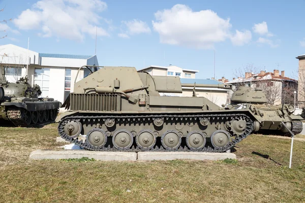 Militaire gepantserde tank — Stockfoto