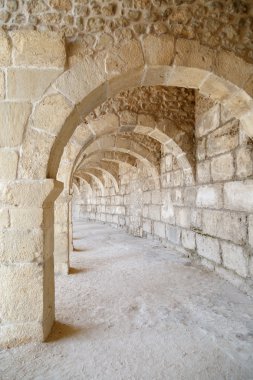 Aspendos antik kent görünümü