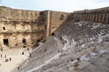 Aspendos amfitiyatro görünümü